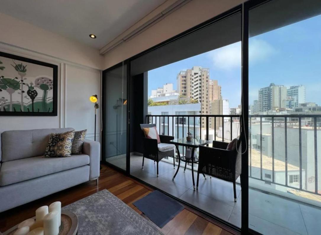 Exclusivo Y Moderno Depa En Miraflores Vista Al Mar Y A La Ciudad Amoblado Apartments Lima Exterior photo